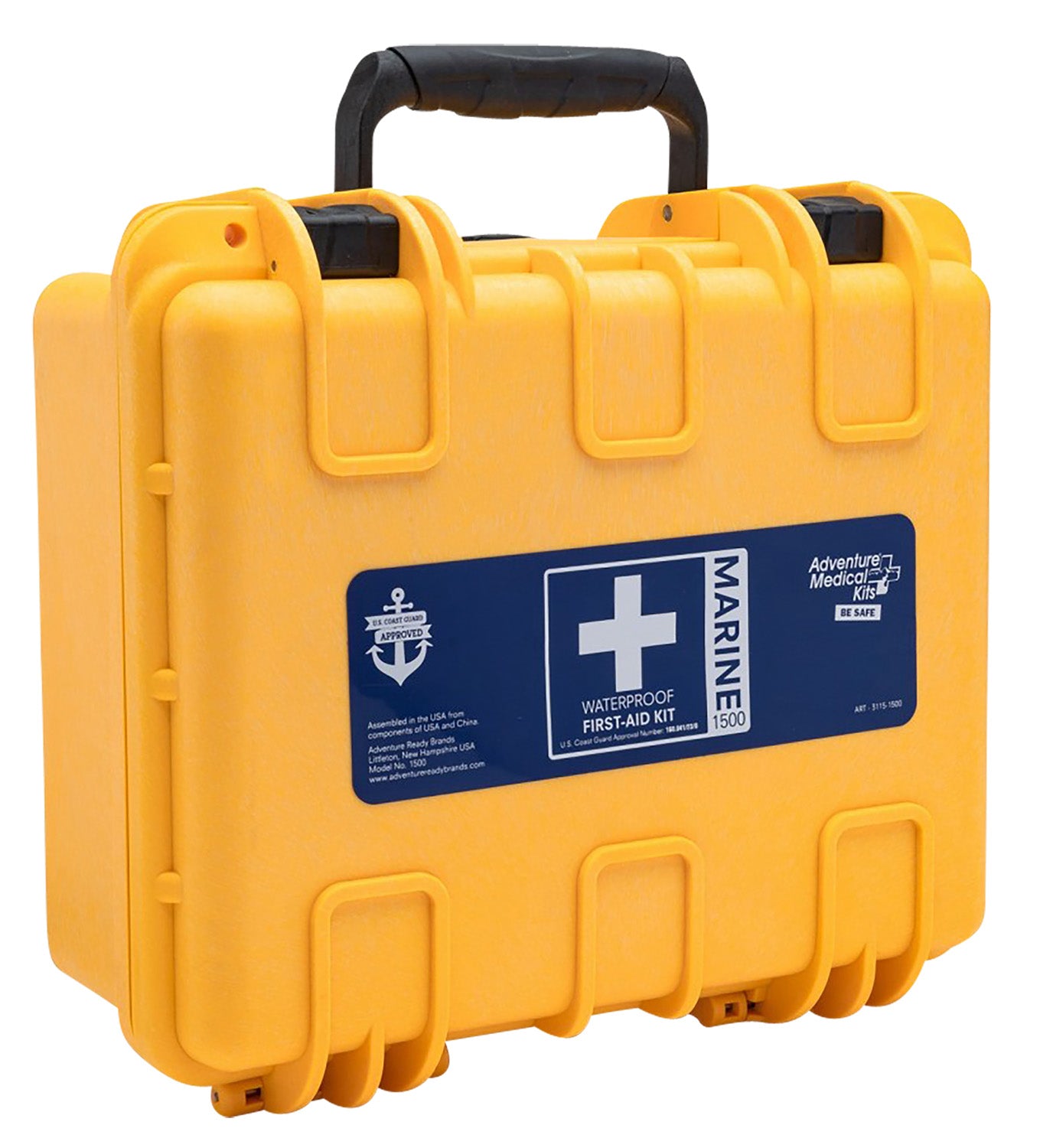 Adventure Medical Kits 01151500 Marine 1500 Treats Injuries/Illnesses Dust Proof Waterproof Yellow