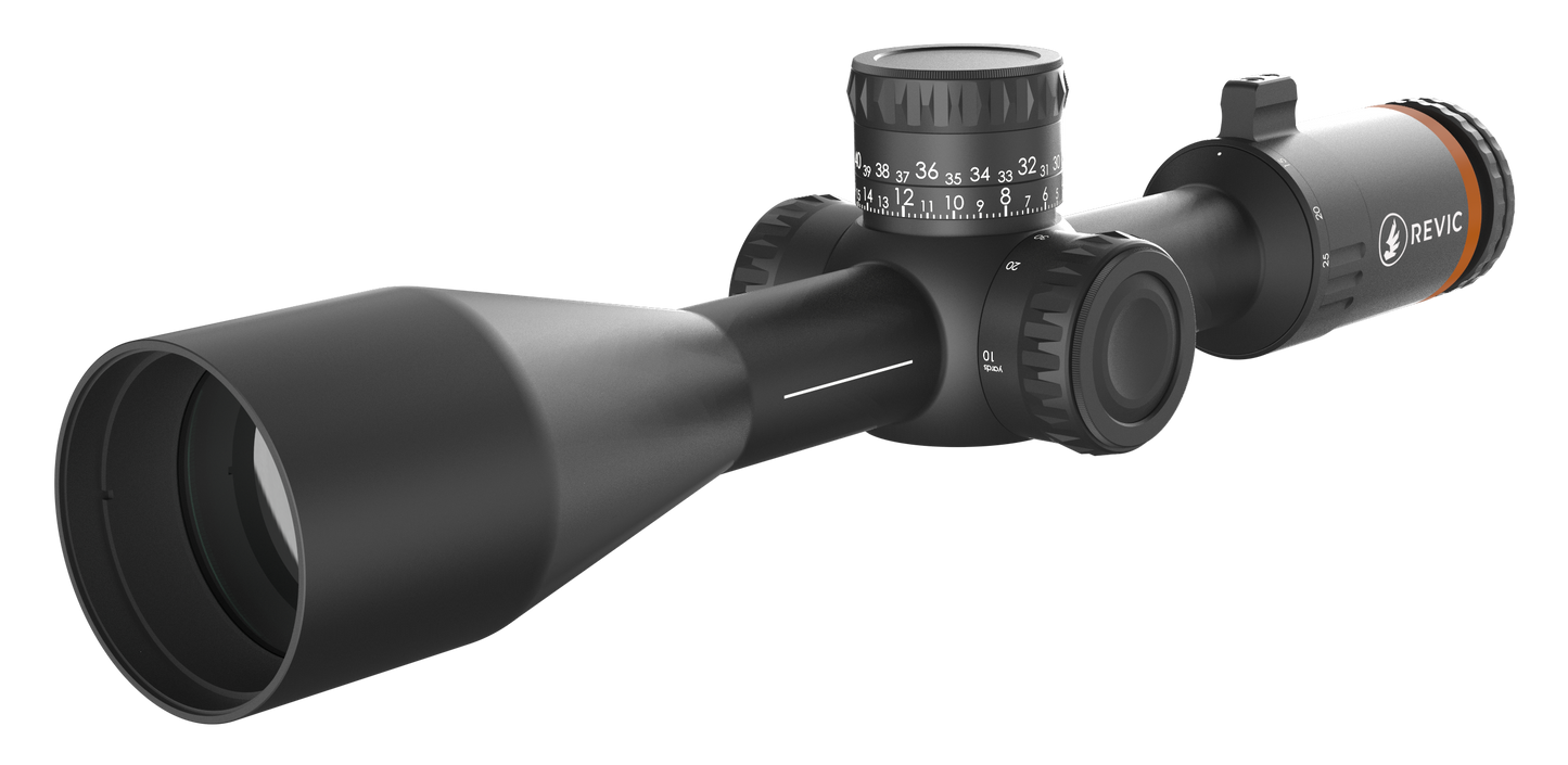 Gunwerks AYR2630 Revic Black 5-25x50mm, 30 mm Tube, Illuminated Red RH2 Reticle