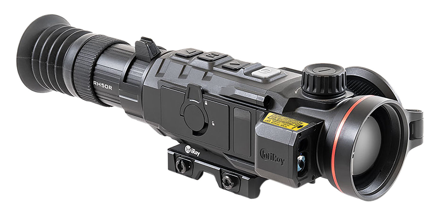 InfiRay Outdoor RH50R RiCO MK2 640 LRF Thermal Black 3x50mm, Multi, 7 Static/1 DIY Reticle, 4x Stepped Zoom, 640x512, 12 Microns, 50 Hz Resolution