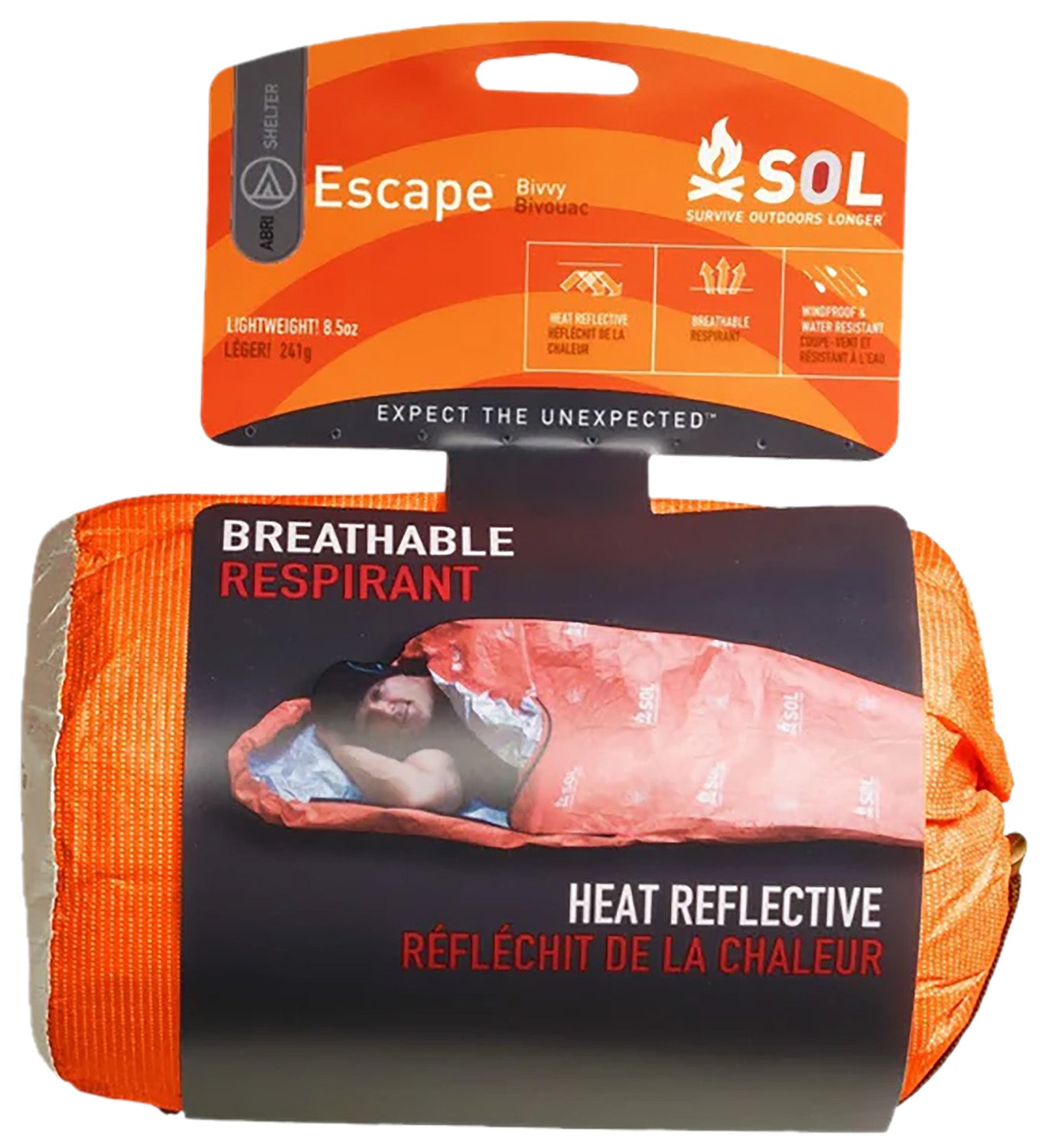 Adventure Medical Kits 01401235 SOL Bivvy Warmth Waterproof Orange