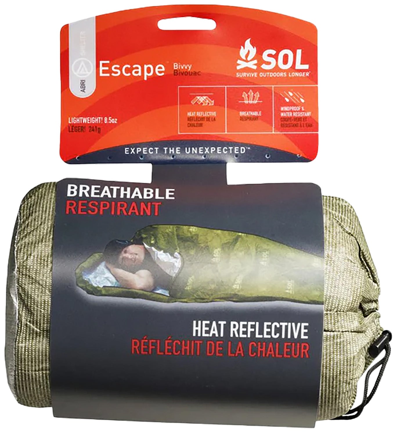 Adventure Medical Kits 01401236 SOL Bivvy Warmth Waterproof Green