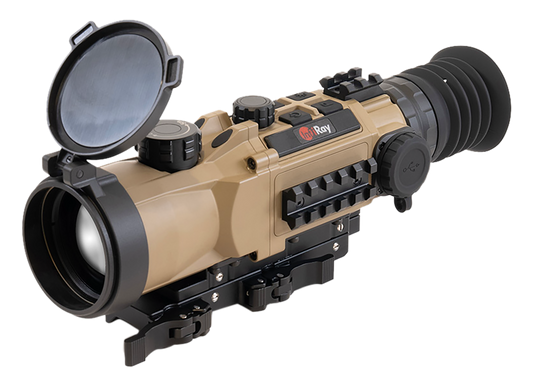 InfiRay Outdoor HYL50W RICO Hybrid Thermal Black/Flat Dark Earth 3x 50mm Multi- 1 BDC/1 DIY/7 Static Reticle 8x Zoom 384x288, 12 Microns, 90 Hz Resolution