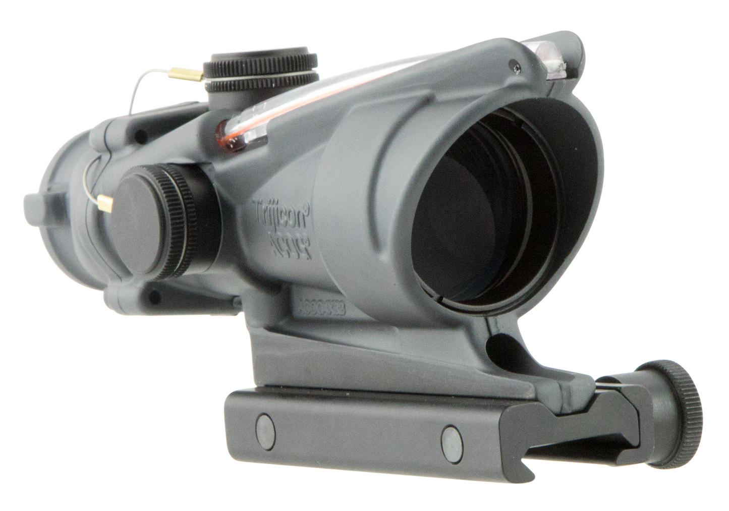 Trijicon 100308 ACOG Sniper Gray 4x 32mm Illuminated Red Chevron .223/5.56 BDC Reticle