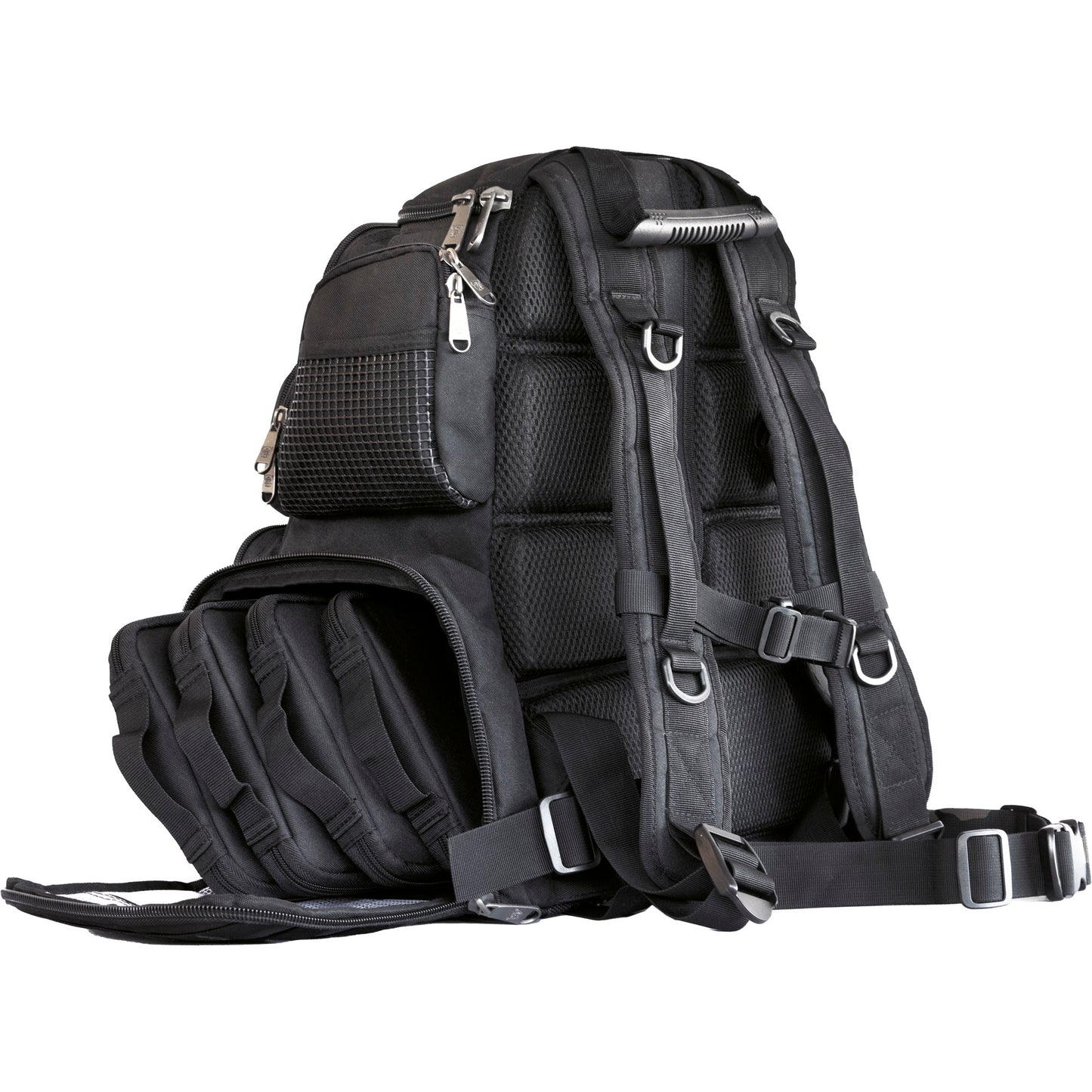 Bulldog Cases, Tactical Range Handgun, Medium, Backpack, Poly Oxford Nylon Construction, Black New