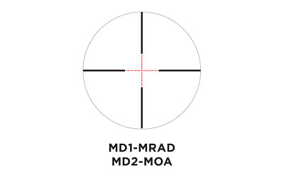 EOTech, Vudu Rifle Scope, 5-25X50mm, 34mm MD3-MRAD Illuminated Reticle, .1 MRAD, First Focal Plane, Black