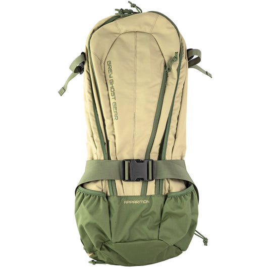 Grey Ghost Gear, Apparition SBR Bag, Backpack, Can Fit a 10.5" or Shorter SBR, Tan/Olive Drab, 27"H Without Extended Bottom/33"H With Extended Bottom X 12"W X 4"D