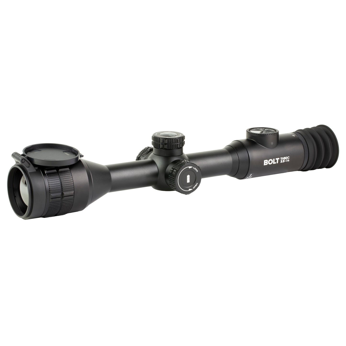 IRAYUSA, BOLT TH50CV2, Thermal Weapon Sight, 3.5X50mm, 30mm Tube, Multiple Reticle (2 Dynamic, 5 Static), 2 MOA, Black, Fits Picatinny