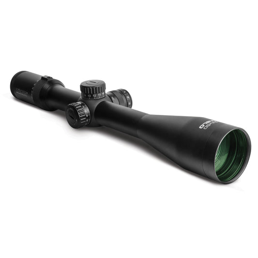 Konus, Diablo, Rifle Scope, 6-24X Magnification, 50MM Objective, 30mm Main Tube, Etched Illuminated Mildot Reticle, Matte Finish, Black, Includes Lens Cleaning Cloth