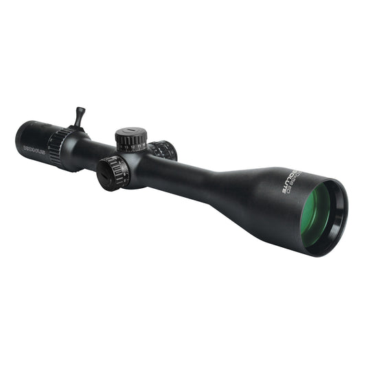 Konus, Absolute, Rifle Scope, 5-40X Magnification, 56MM Objective, 30mm Main Tube, Etched 550 ballistic (BDC) Illuminated Reticle, Matte Finish, Black, Includes Lens Cleaning Cloth