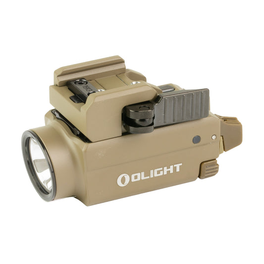 Olight, Baldr S, Rechargeable Weapon Mounted Light, 800 Lumens, Flat Dark Earth