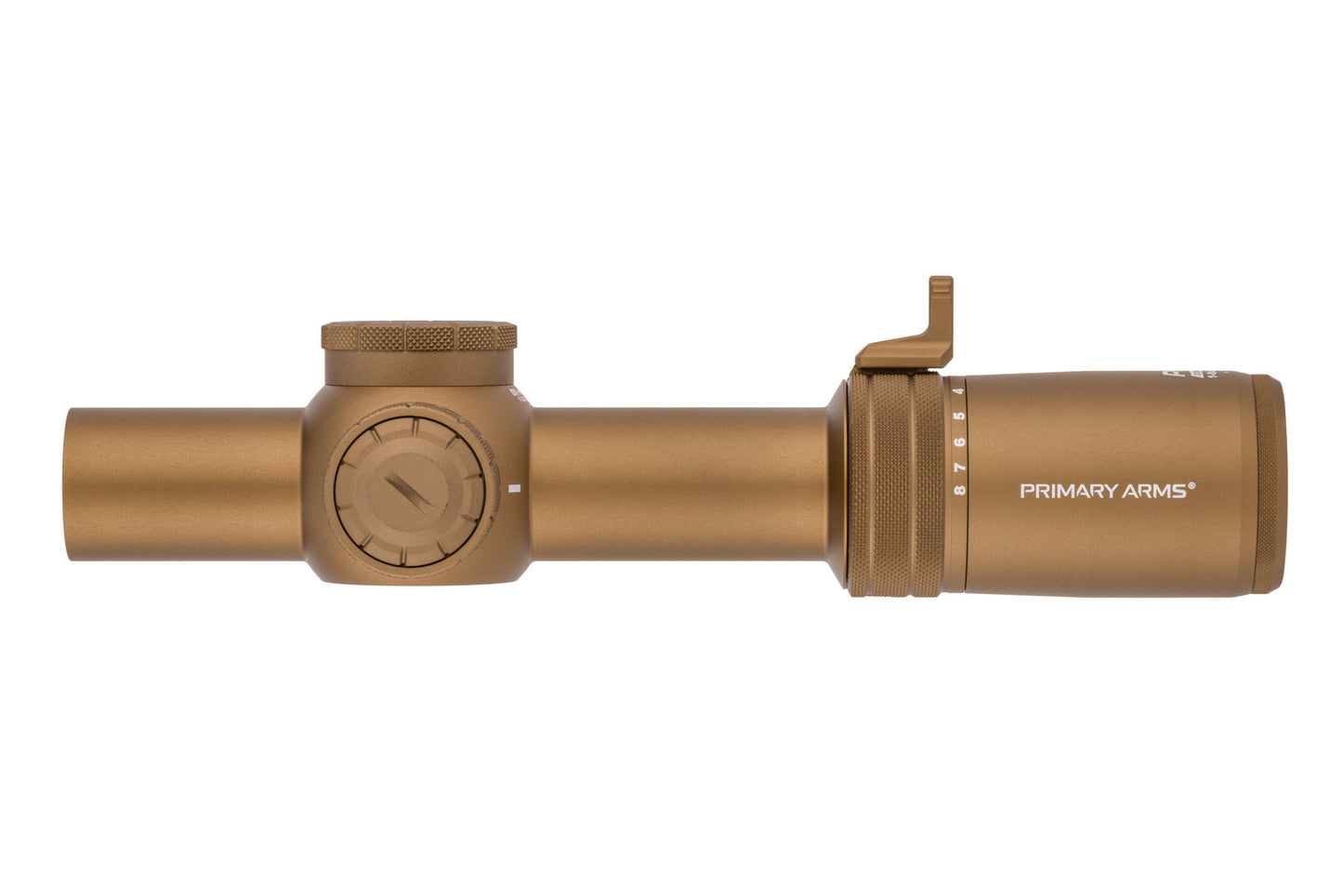 Primary Arms Compact PLxC 1-8x24 FFP Rifle Scope - Illuminated ACSS Raptor M8 Yard 5.56 / .308 Reticle - Flat Dark Earth