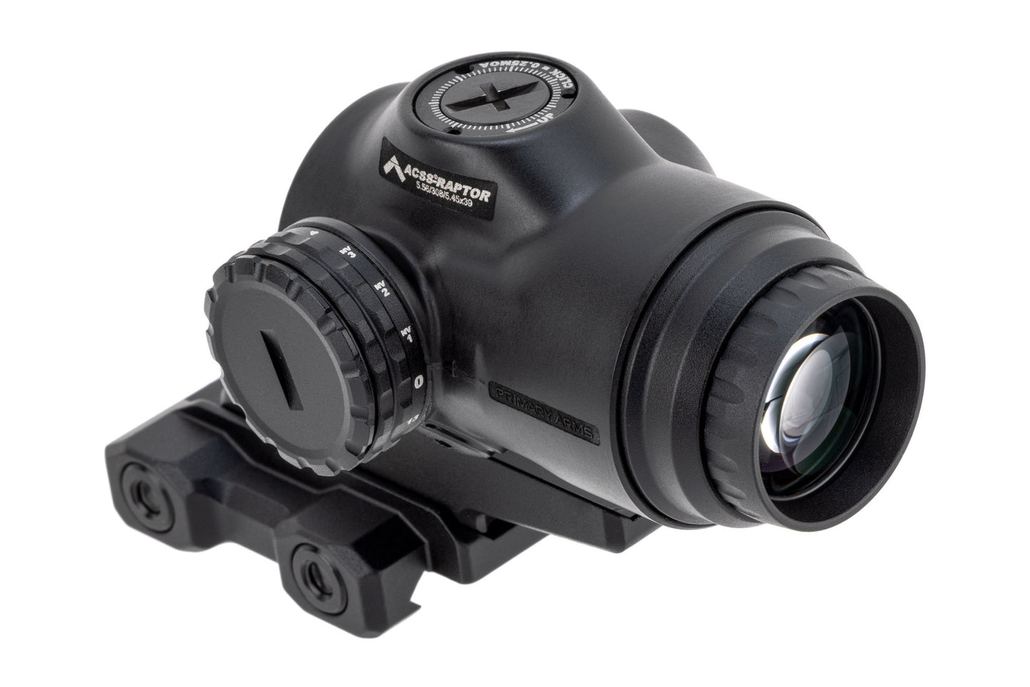 Primary Arms SLx 3X MicroPrism™ - Red Illuminated ACSS Raptor Reticle - 5.56 / .308 - Meter
