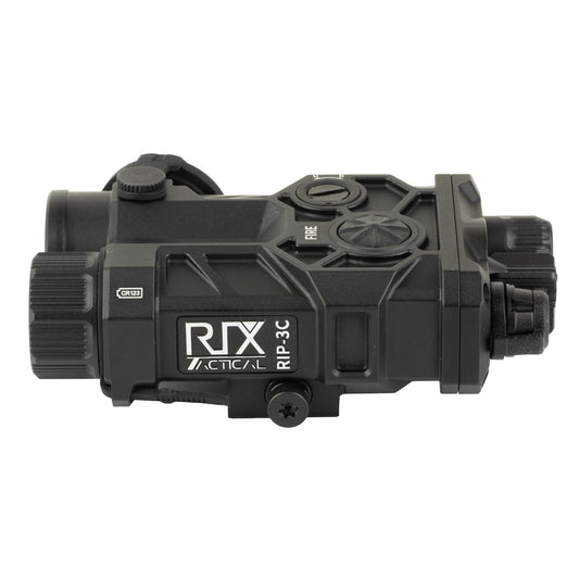 RIX Tactical, RIP-3C, Infrared Laser/Illuminator, Green Class 3a Visible Laser, 0.25 Mil Click Adjustment, Black