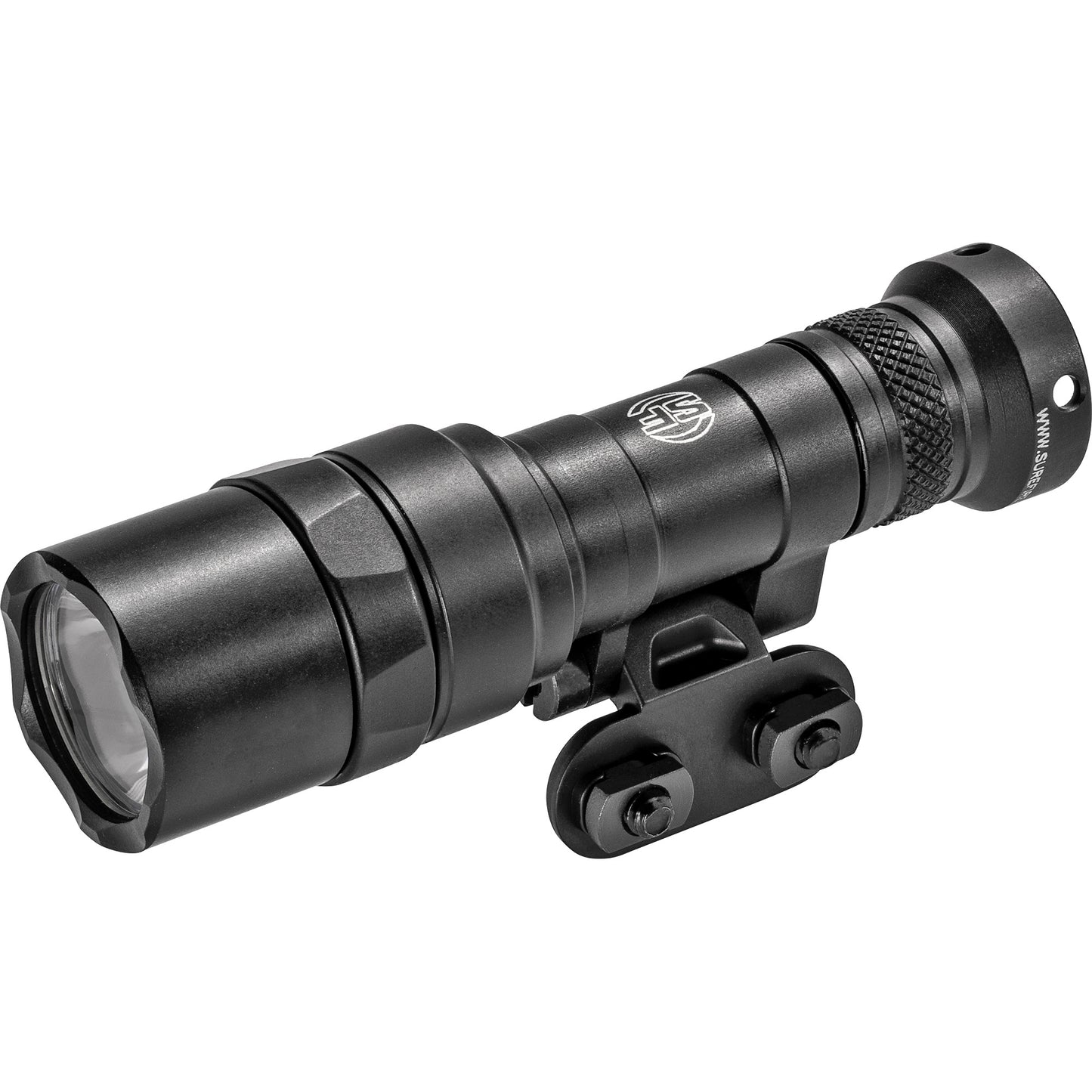 Surefire, M340C Scout Pro Flashlight, LED, 500 Lumens, Black Finish, 1913 Picatinny Mount installed, MLOK Mount included, Z68 On/Off Tailcap