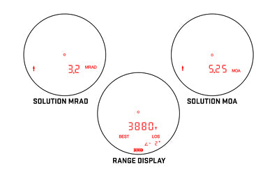 Sig Sauer, CANYON, Rangefinder Binoculars, 10X42mm, Graphite, Circle Reticle, Red OLED