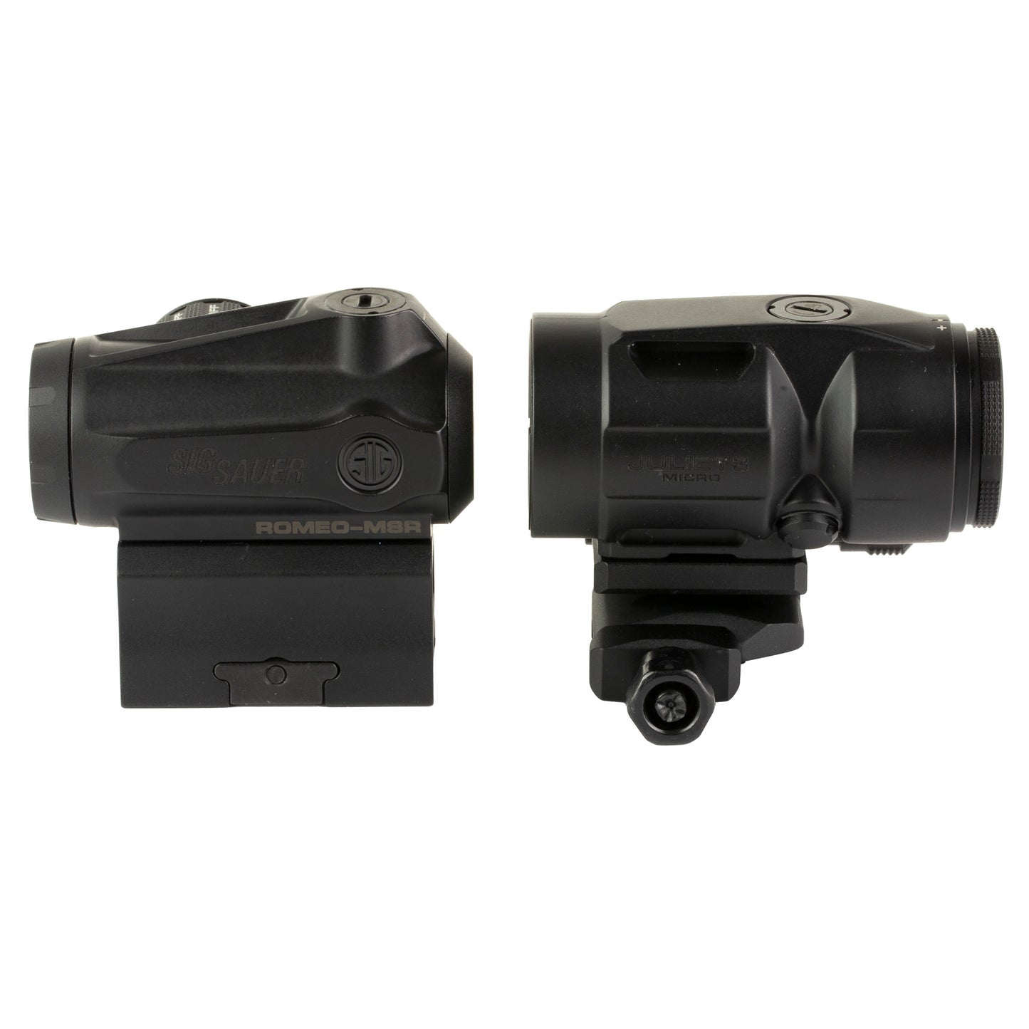 Sig Sauer, ROMEO MSR/Juliet Combo Kit, Red Dot Sight w/Juliet3-Micro Magnifier, 3X22, 2 MOA, Black, Includes 90 Degree Push-Button Flip-to-Side Magnifier Mount