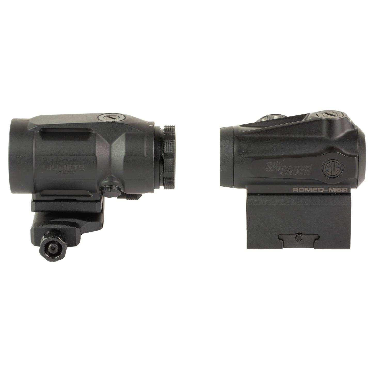 Sig Sauer, ROMEO MSR/Juliet Combo Gen II, ROMEO MSR Red Dot with Juliet5 Micro Magnifier, 5X24mm, 2 MOA Dot, Black