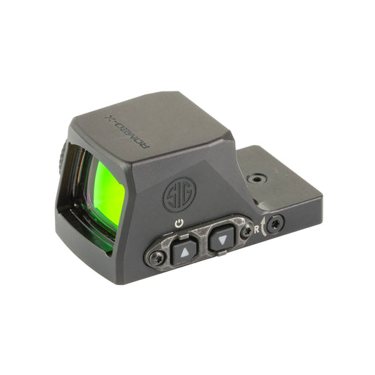 Sig Sauer, ROMEO-X PRO, Red Dot, Enclosed Emitter, 1X24mm, 6 MOA Red Dot, Black