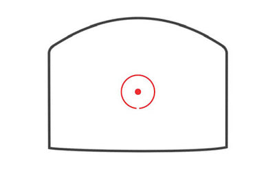 Sig Sauer, ROMEO-X SIG-LOC PRO, Red Dot, Enclosed Emitter, 1X, 24mm, 32 MOA Circle with 2 MOA Red Dot, Black
