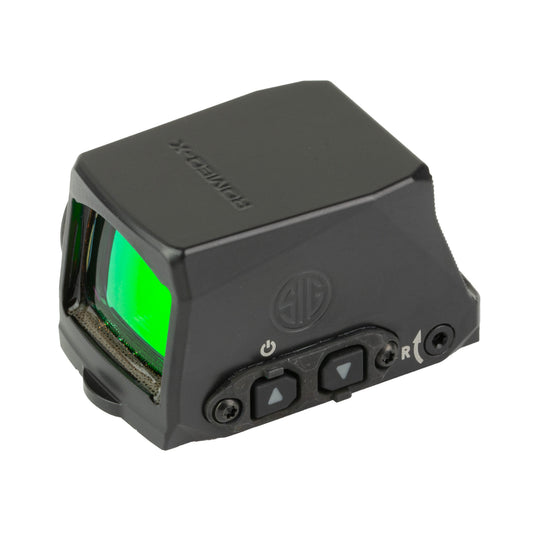 Sig Sauer, ROMEO-X Sig Loc Compact, Reflex Sight, Enclosed Emitter, 24mm Objective, 6MOA Red Dot, Cerakote Finish, Black, Sig Loc Compact Footprint