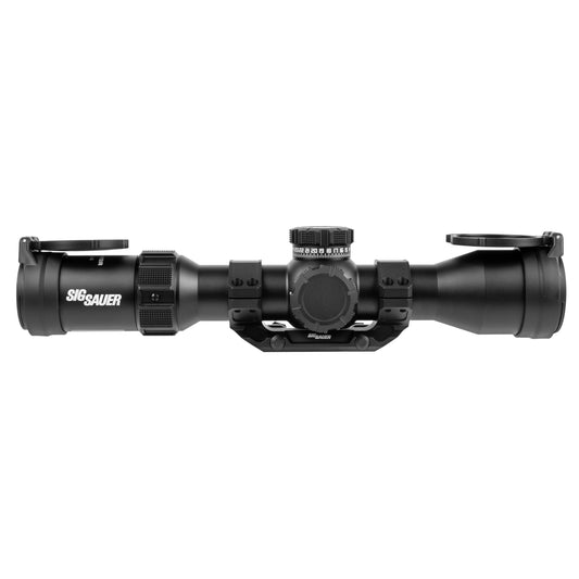 Sig Sauer, Tango MSR, Rifle Scope, 2-12X40mm, First Focal Plane, MOA Illuminated Milling 2.0 Reticle, 40mm Objective, 34mm Main Tube, Matte Finish, Black, 0.25 MOA Adjustment, Included Mount and Flip Lens Covers