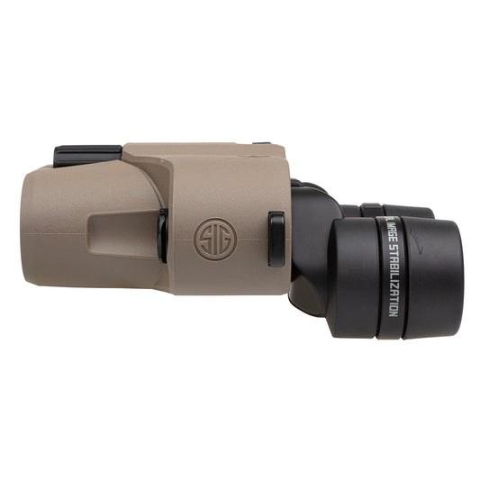 Sig Sauer, ZULU 6 HDX, Binocular, 10X30MM, Electronic Image Stabilization, Matte Finish, Coyote