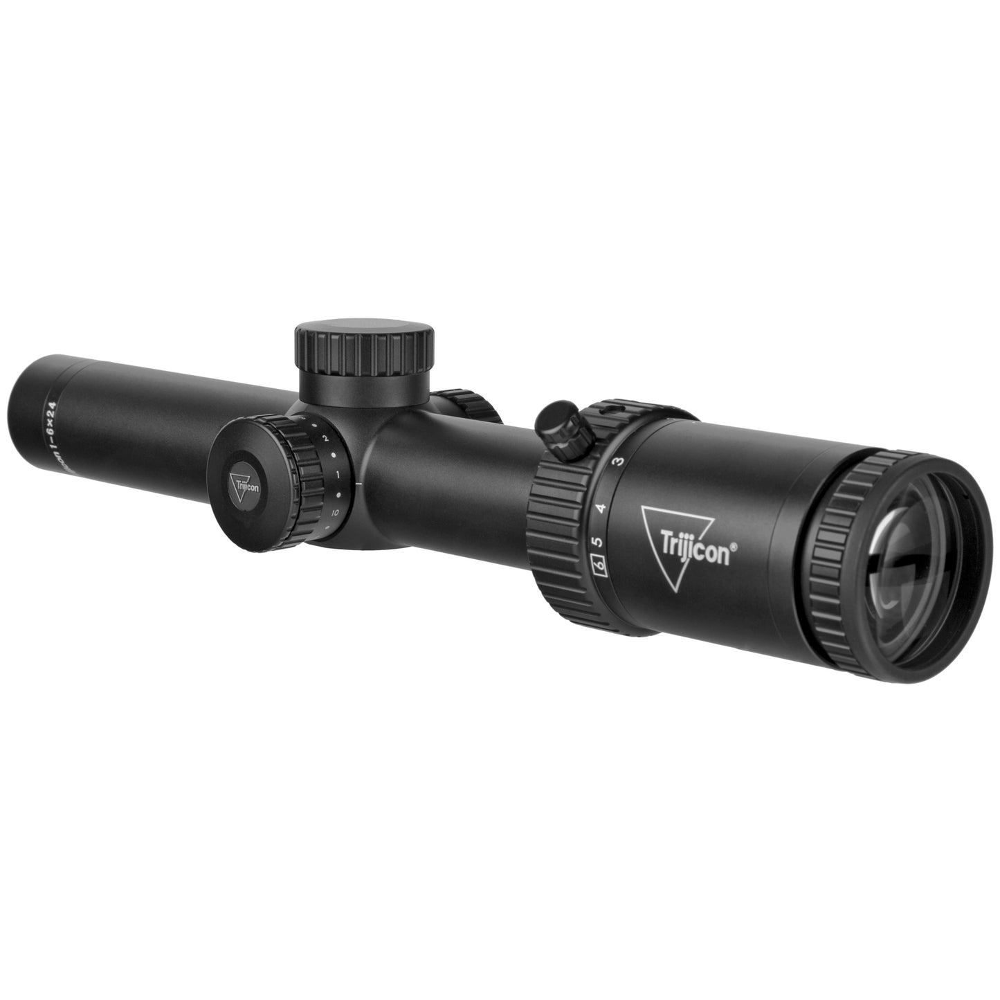 Trijicon, Credo HX 1-6x24mm Second Focal Plane Riflescope with Red LED Dot, BDC Hunter Holds .308, 30mm Tube, Satin Black, Low Capped Adjusters
