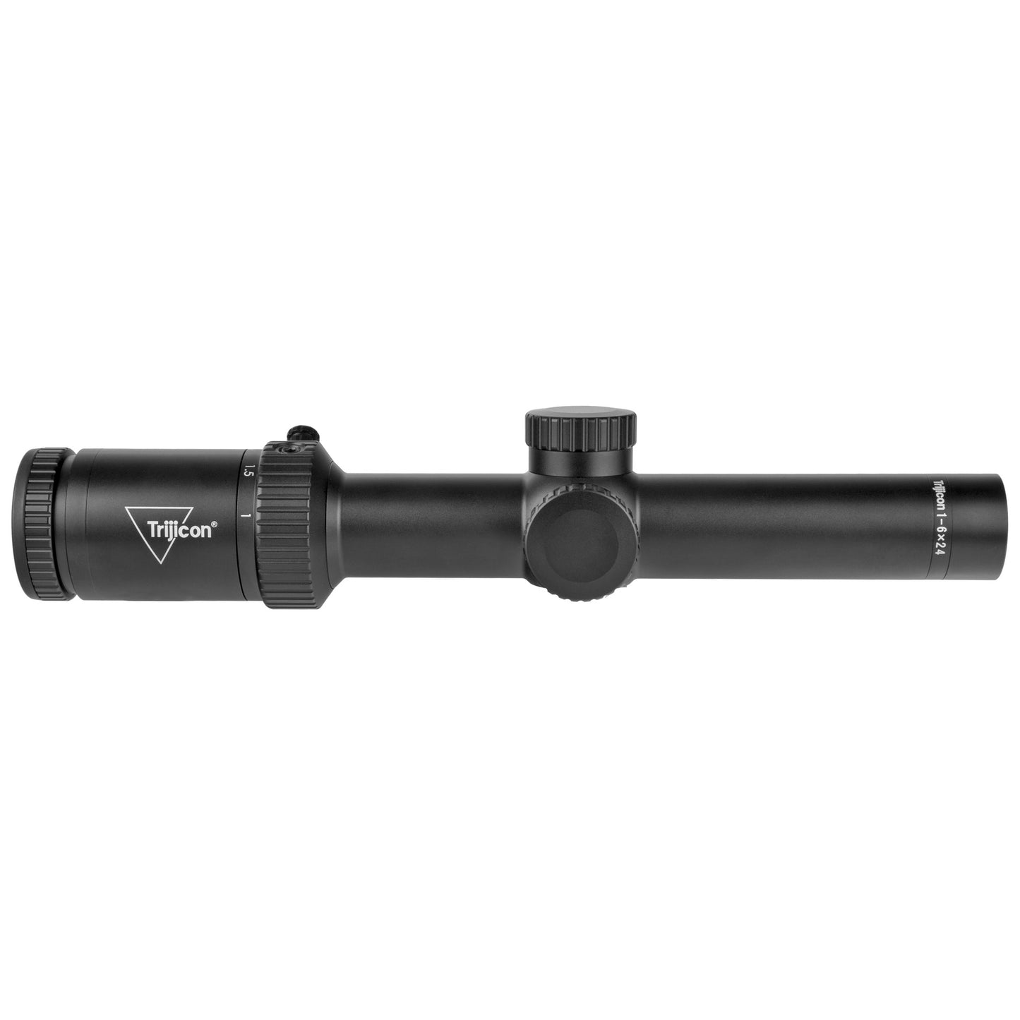 Trijicon, Credo HX 1-6x24mm Second Focal Plane Riflescope with Red LED Dot, BDC Hunter Holds .308, 30mm Tube, Satin Black, Low Capped Adjusters