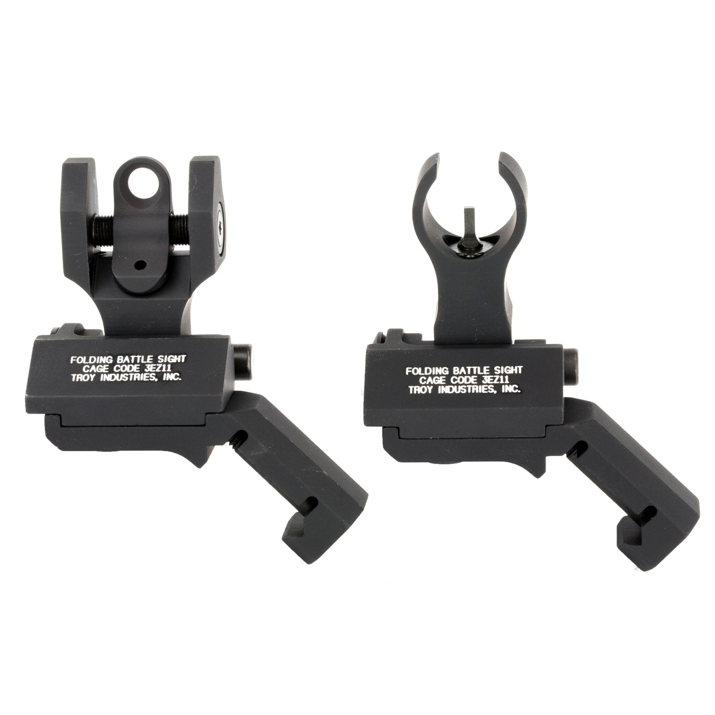 TROY Industries, 45 Degree Battle Sight, Fits Picatinny, Black, HK Front Sight and Round Rear