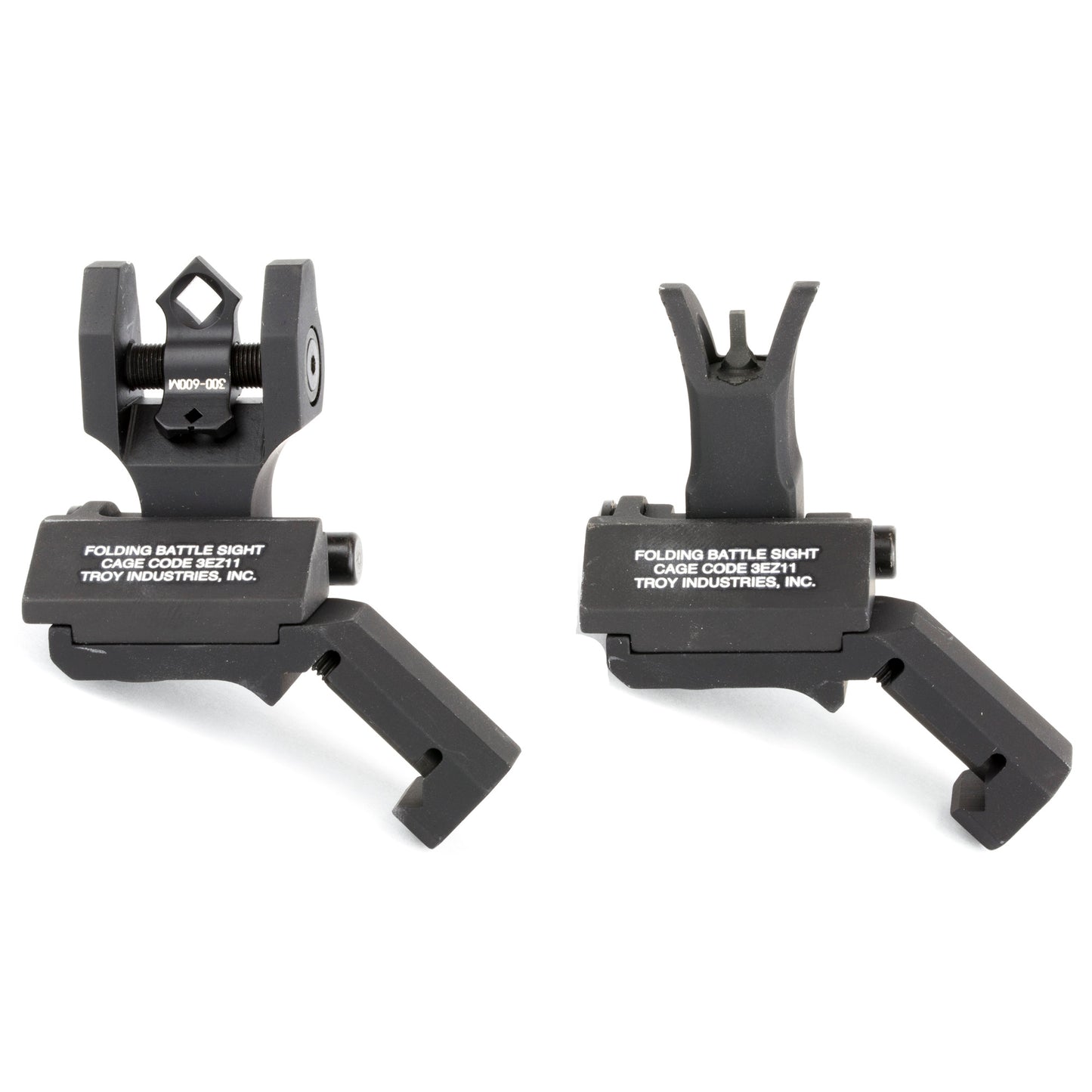 TROY Industries, 45 Degree Battle Sight, Fits Picatinny, Black, M4 Front Sight and Dioptic Rear