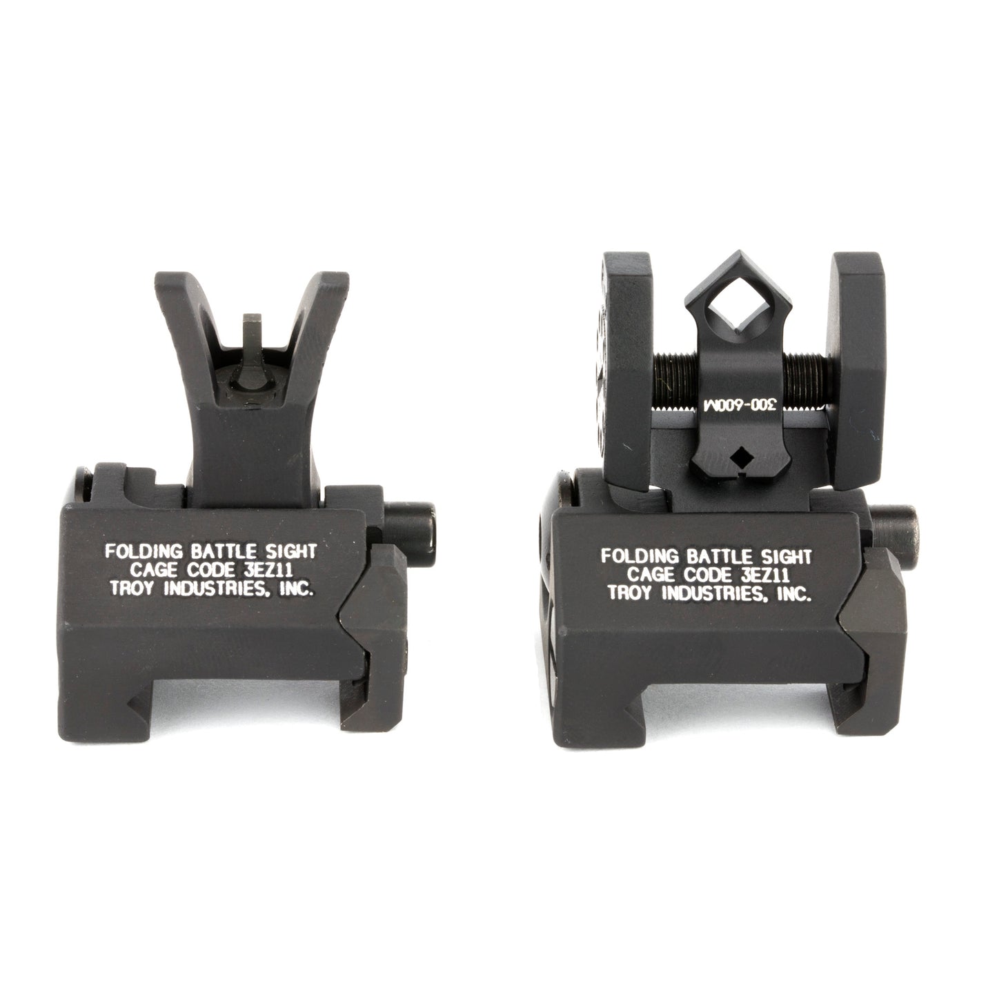TROY Industries, BattleSight Micro, Front and Rear Sight, Di-Optic Aperture, Picatinny, Black Finish