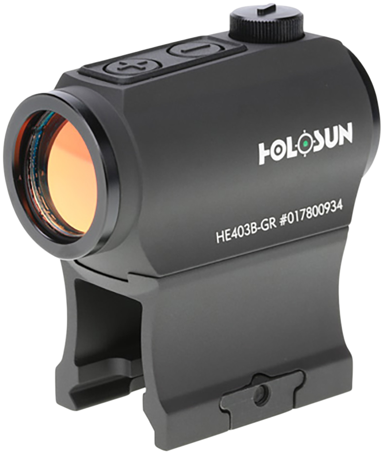 Holosun HE403BGR HE403B-GR MAO Black Anodized 1x 20mm 20mm Tube 2 MOA Green Dot Reticle 2 MOA Dot Carbine/Rifle
