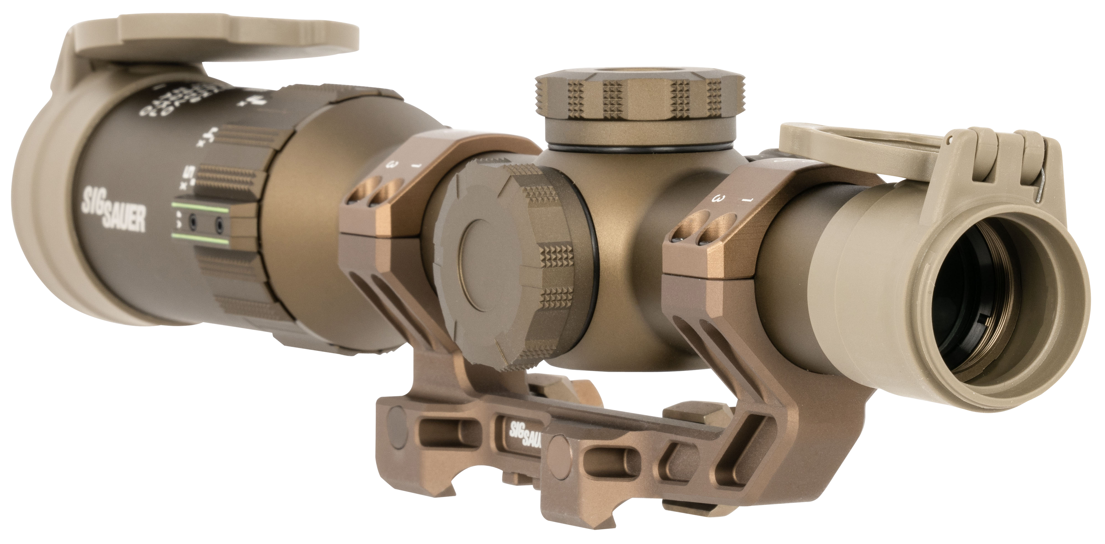Sig Sauer Electro-Optics SOT61DVO Tango6T DVO Flat Dark Earth 1-6x 24mm 30mm Tube Illuminated DWLR-556 Reticle