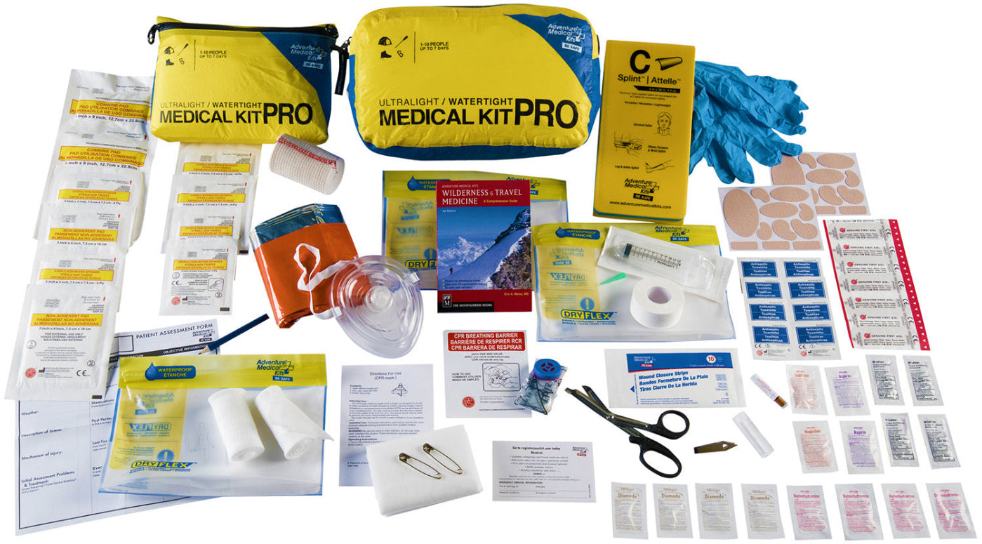 Adventure Medical Kits 01000186 Ultralight / Watertight Medical Kit Pro First Aid Watertight Yellow
