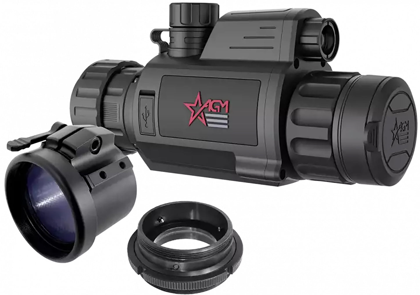 AGM Global Vision 814511216014NC31 Neith DC32-4MP Black Night Vision Clip On/Handheld/Mountable 1x32mm