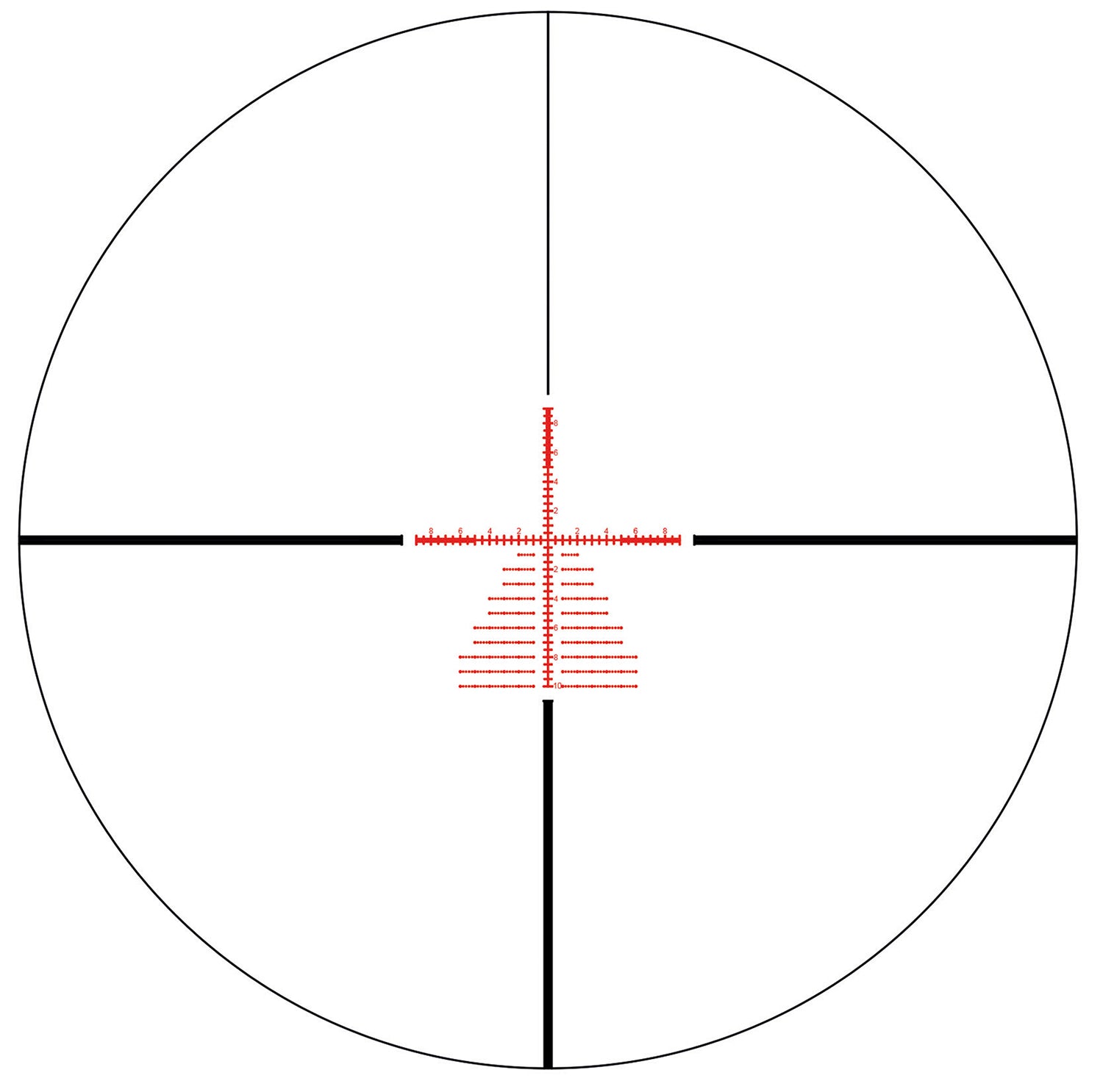 Konus 7295 Eternity Black 6-24x50mm Illuminated Red Engraved PRS Ballistic Reticle