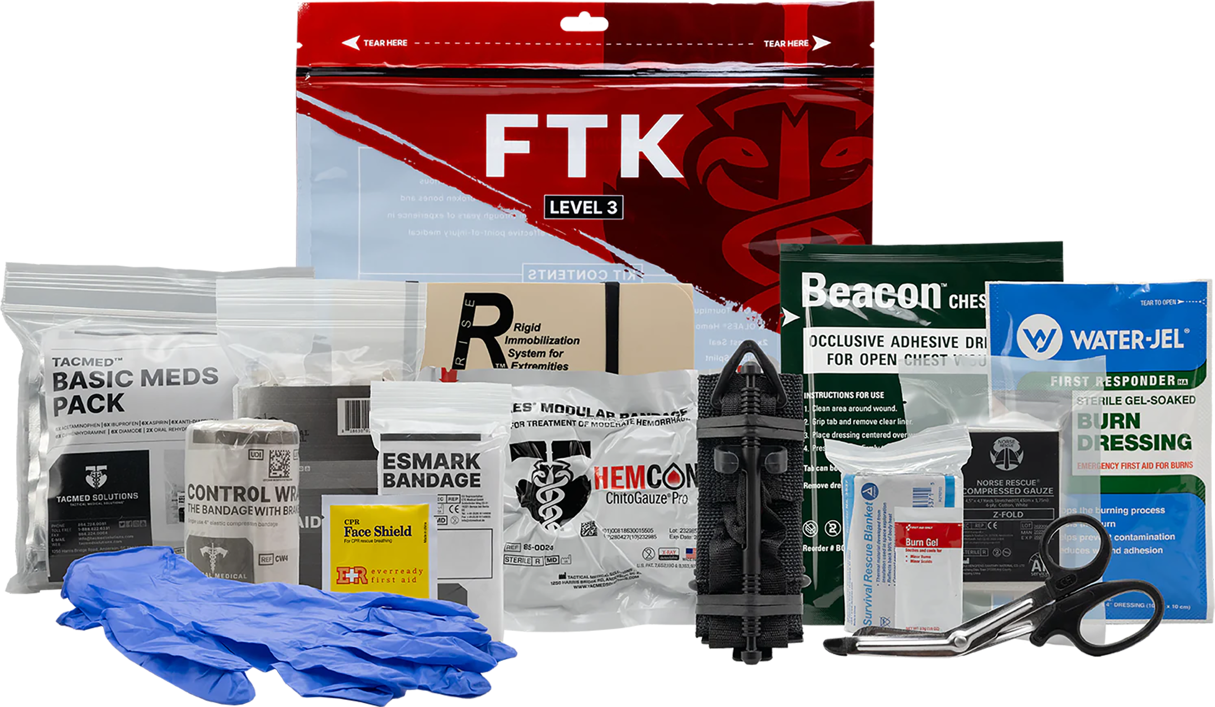 Tacmed Solutions 800118 Trauma Kit Level 3 Field