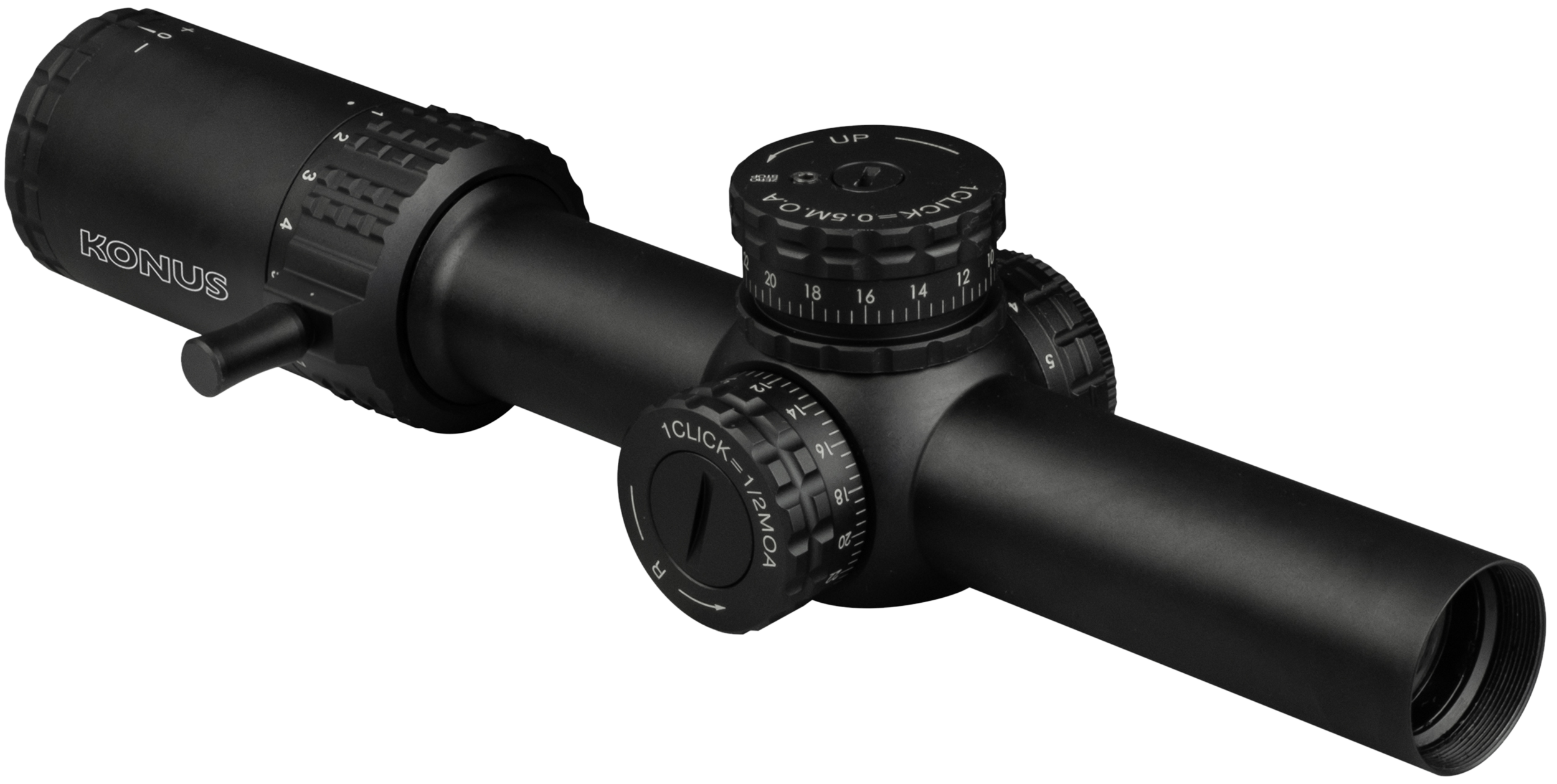 Konus 7193 Sultan 1-10x24 30mm Tube Illuminated Engraved Ballistic Circle Reticle