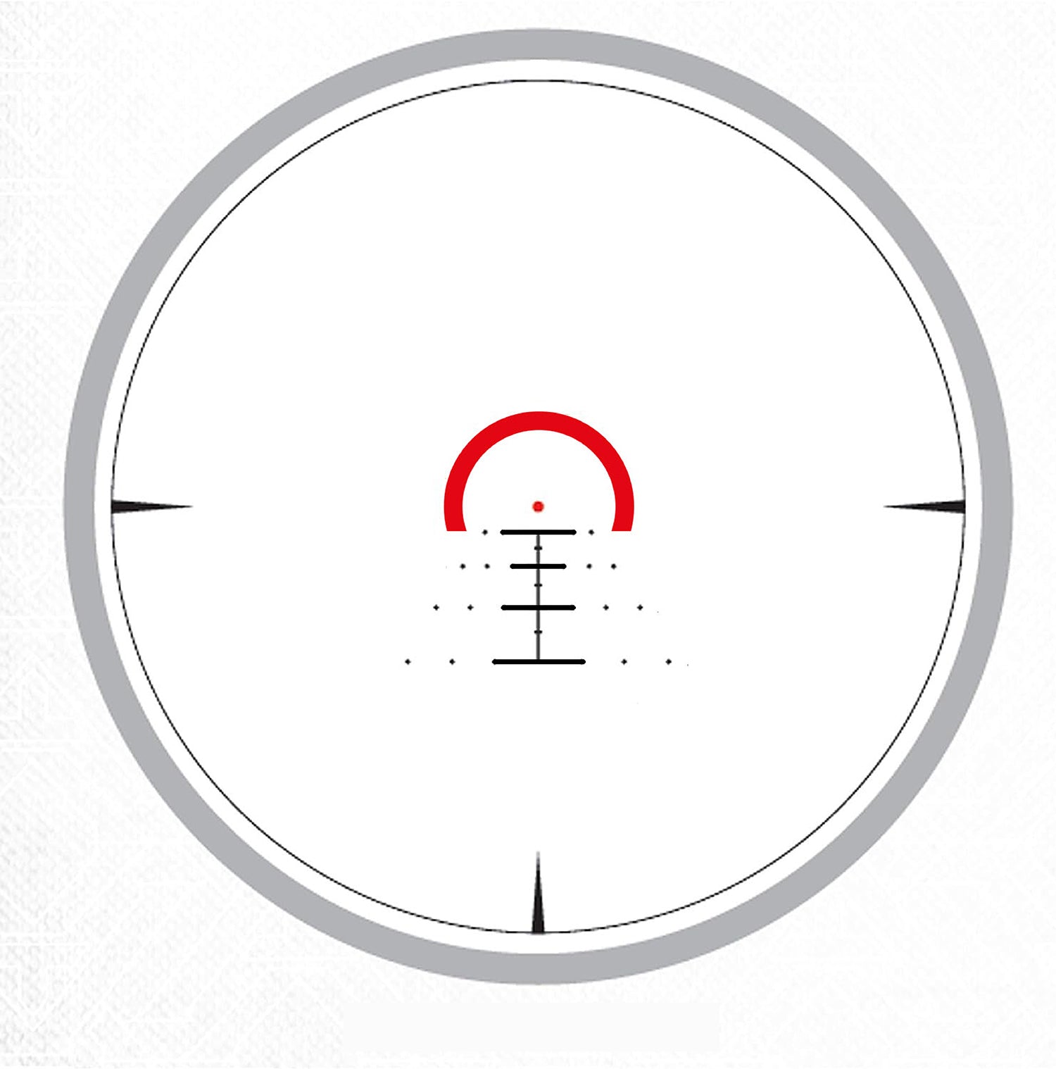 Konus 7193 Sultan 1-10x24 30mm Tube Illuminated Engraved Ballistic Circle Reticle