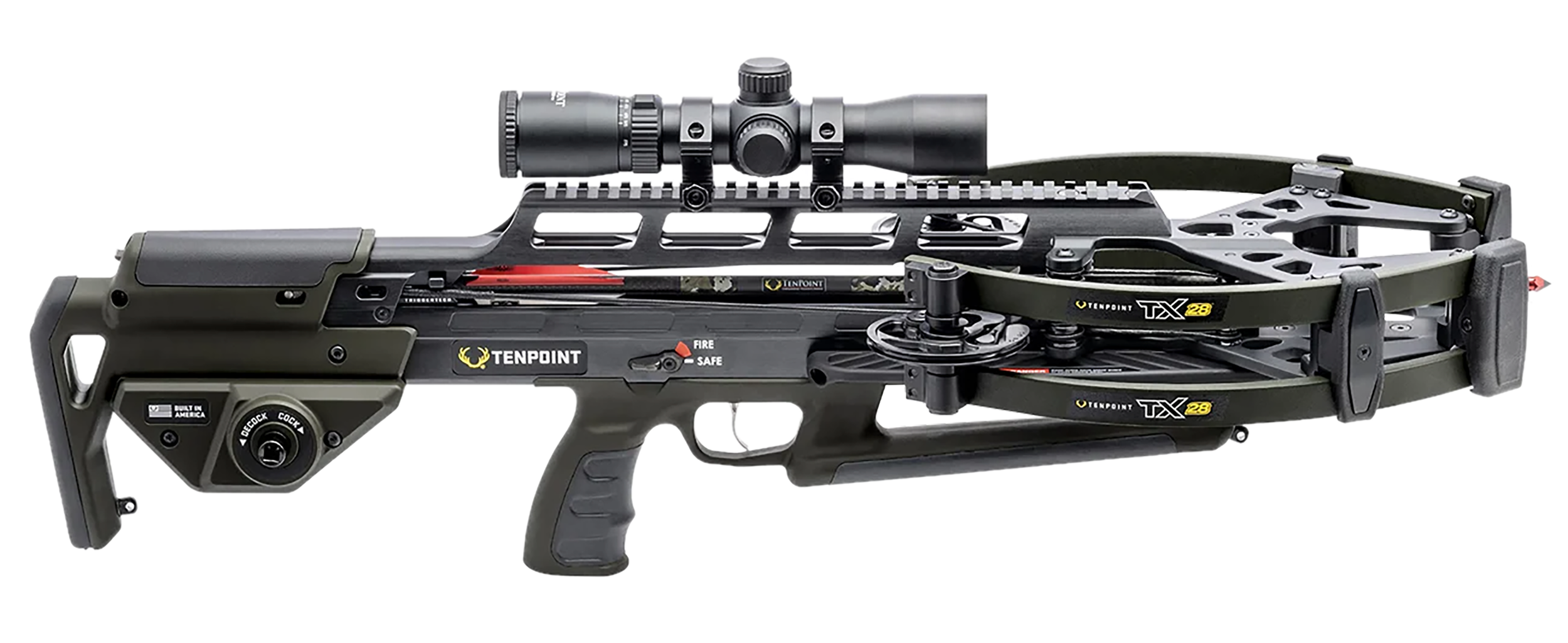 Tenpoint CB250041849 TX28 Moss Green Draw Weight 250 28" Long