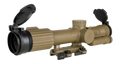 Trijicon 2400025 VCOG Cerakote Flat Dark Earth 1-8x 28mm Illuminated LED Red Dot MRAD Segmented Circle Enhanced Reticle Larue Tactical LT799 Mount