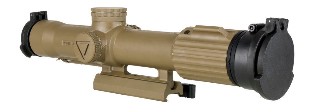 Trijicon 2400025 VCOG Cerakote Flat Dark Earth 1-8x 28mm Illuminated LED Red Dot MRAD Segmented Circle Enhanced Reticle Larue Tactical LT799 Mount