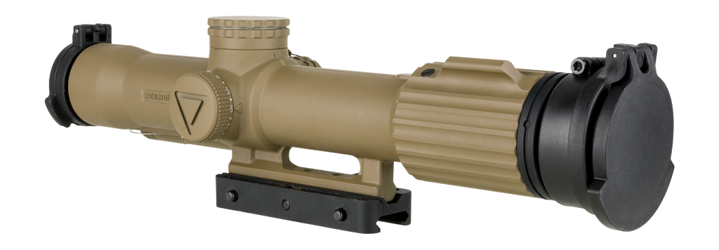 Trijicon 2400020 VCOG Cerakote Flat Dark Earth 1-8x 28mm Illuminated Red Segmented Circle/Crosshair Reticle Quick-Release Mount w/ Trijicon Q-LOC Technology Mount