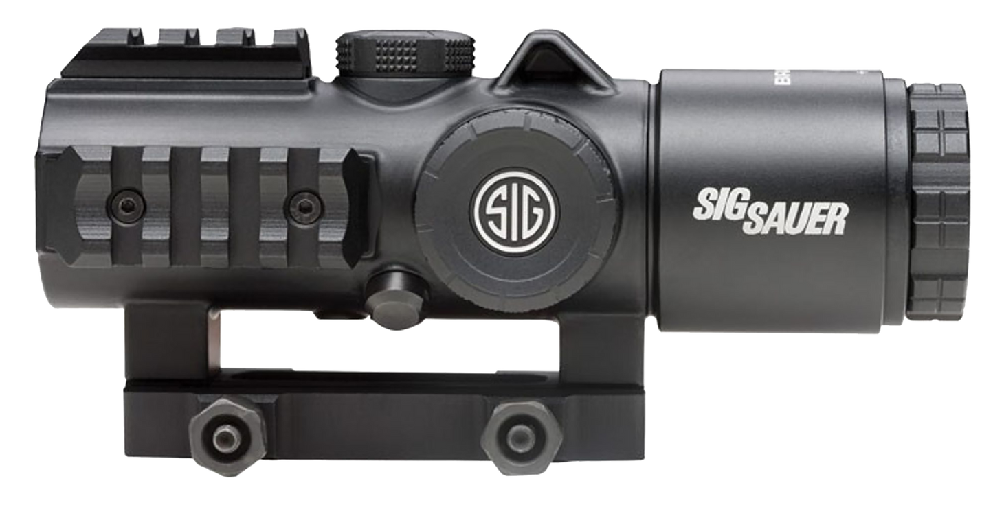 Sig Sauer Electro-Optics SOB53102 Bravo 5 X 32MM Battle Sight Black Anodized Red Horseshoe Dot Illuminated 300 BO Reticle