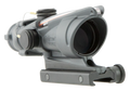 Trijicon 100308 ACOG Sniper Gray 4x 32mm Illuminated Red Chevron .223/5.56 BDC Reticle