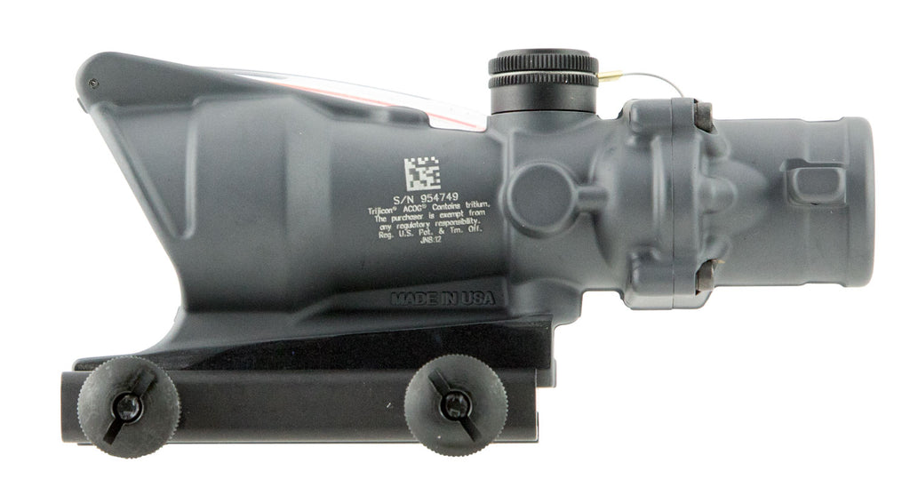 Trijicon 100308 ACOG Sniper Gray 4x 32mm Illuminated Red Chevron .223/5.56 BDC Reticle