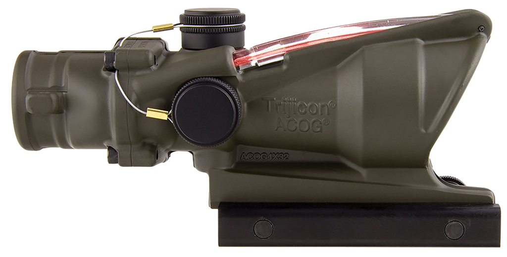 Trijicon 100309 ACOG OD Green 4x32mm Illuminated Red Chevron .223/5.56 BDC Reticle