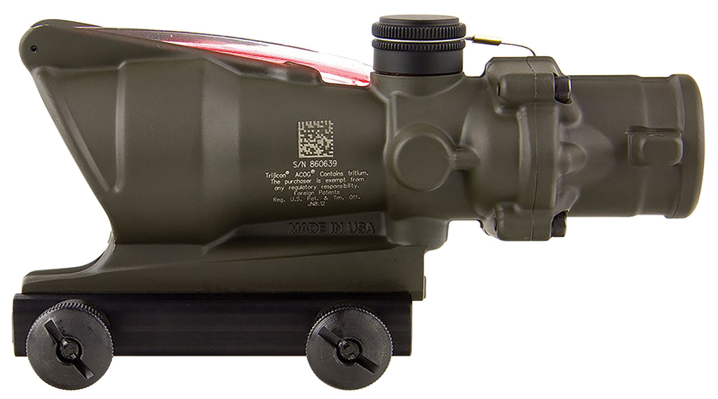 Trijicon 100309 ACOG OD Green 4x32mm Illuminated Red Chevron .223/5.56 BDC Reticle