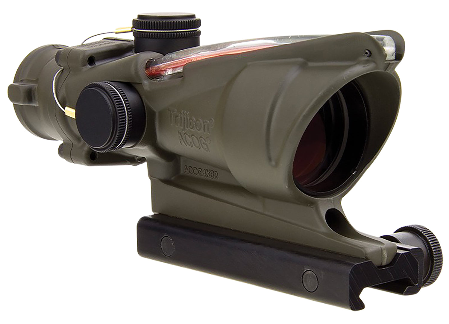 Trijicon 100309 ACOG OD Green 4x32mm Illuminated Red Chevron .223/5.56 BDC Reticle