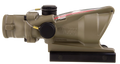 Trijicon 100310 ACOG Flat Dark Earth 4x32mm Illuminated Red Chevron .223/5.56 BDC Reticle